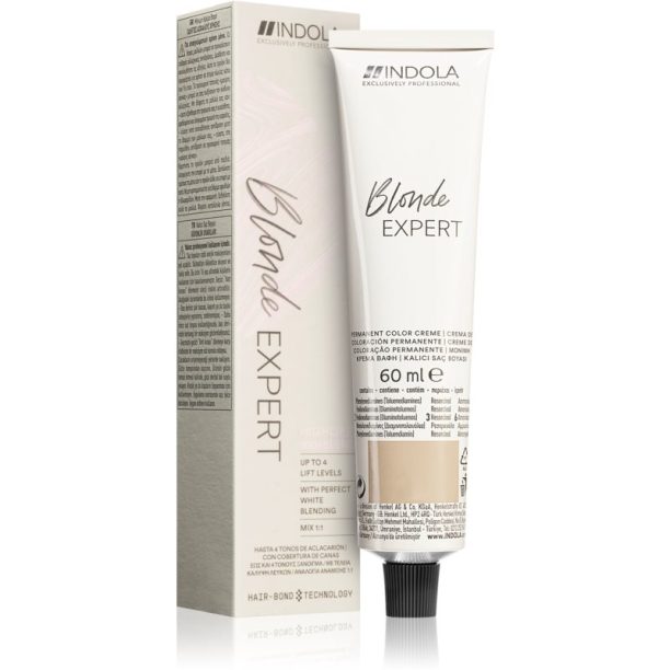 Indola Blond Expert перманентната боя за коса за руса коса цвят 1000.8 60 мл.