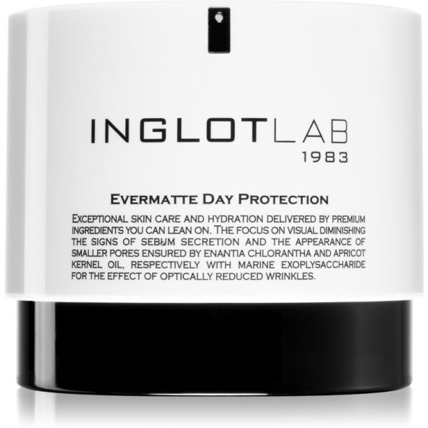 Inglot Lab Evermatte Day Protection матиращ дневен крем 50 мл.