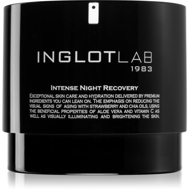 Inglot Lab Intense Night Recovery интензивна нощна грижа против стареене на кожата 50 мл.