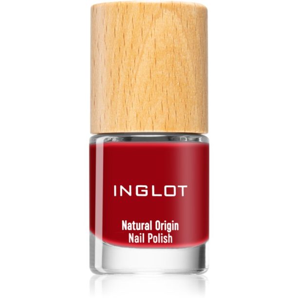 Natural Origin Inglot Natural Origin дълготраен лак за нокти цвят 009 Timeless Red 8 мл.