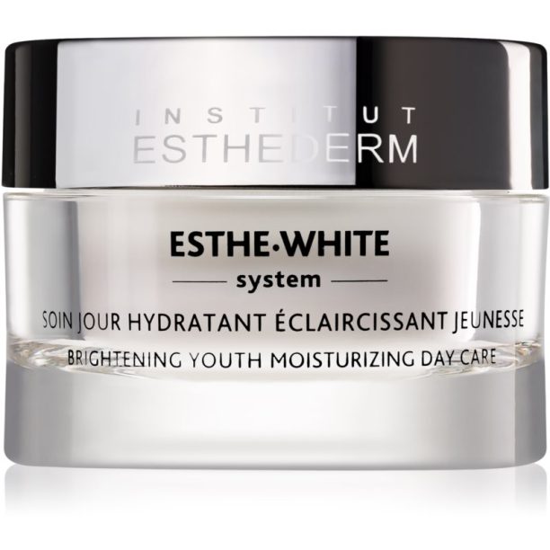 Institut Esthederm Esthe White Brightening Youth Moisturizing Day Care подмладяваща дневна грижа за озаряване и хидратация на лицето 50 мл.