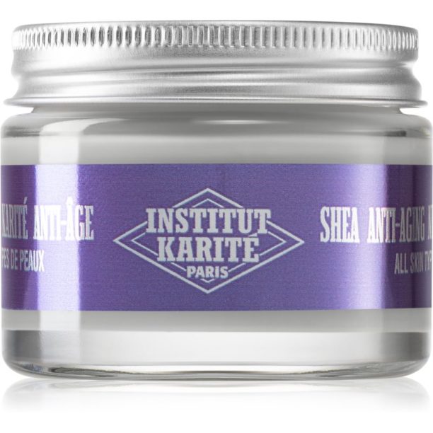 Institut Karité Paris Shea Anti-Aging Night Cream нощен хидратиращ крем  против стареене на кожата 50 мл.