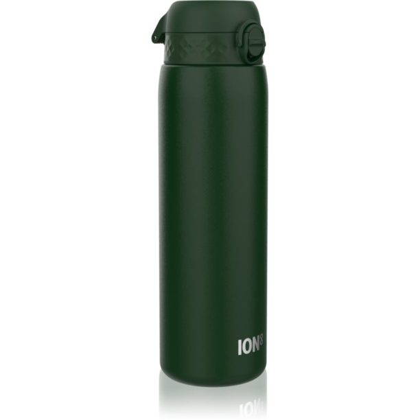 Ion8 Leak Proof неръждаема бутилка за вода голяма Dark Green 1200 мл.