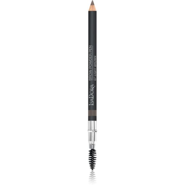 IsaDora Brow Powder Pen молив за вежди  с четка цвят 07 Light Brown 1