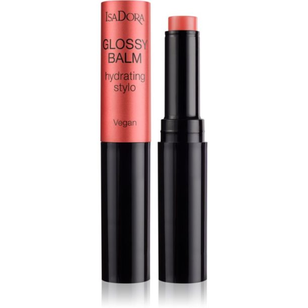 IsaDora Glossy Balm Hydrating Stylo тониращ хидратиращ балсам за устни цвят 42 Sweet Peach 1