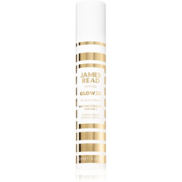 James Read Glow20 Facial Tanning Serum серум за лице за изкуствен тен 50 мл.