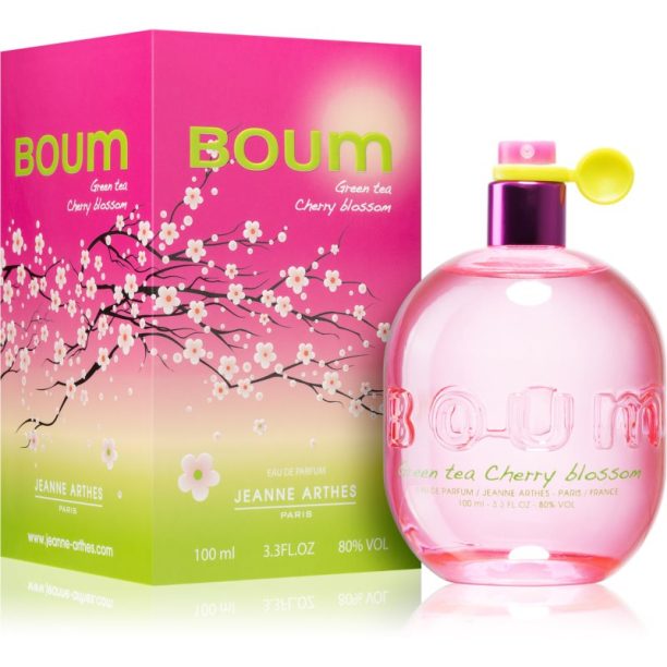 Boum Green Tea Cherry Blossom Jeanne Arthes Boum Green Tea Cherry Blossom парфюмна вода за жени 100 мл. - оригинален продукт