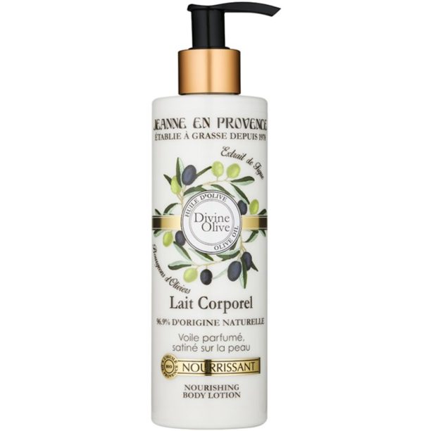 Jeanne en Provence Divine Olive подхранващ лосион за тяло с маслинено олио 250 мл.