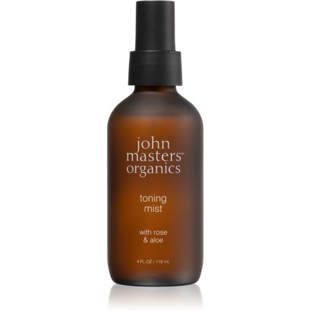 John Masters Organics Rose & Aloe Toning Mist тонизираща мълга за лице 118 мл.