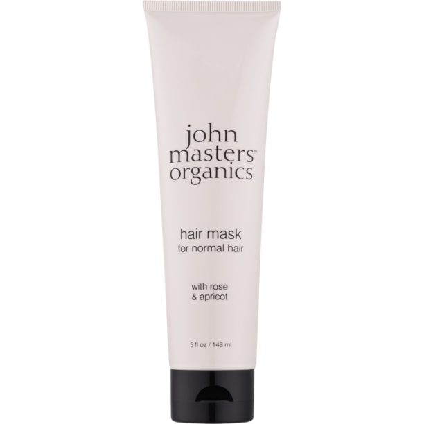 John Masters Organics Rose & Apricot Hair Mask подхранваща маска за коса 148 мл.