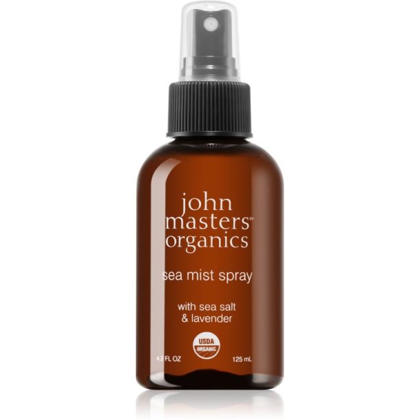 John Masters Organics Sea Salt & Lavender Sea Mist Spray морска сол в спрей с лавандула по дължината на косата 125 мл.