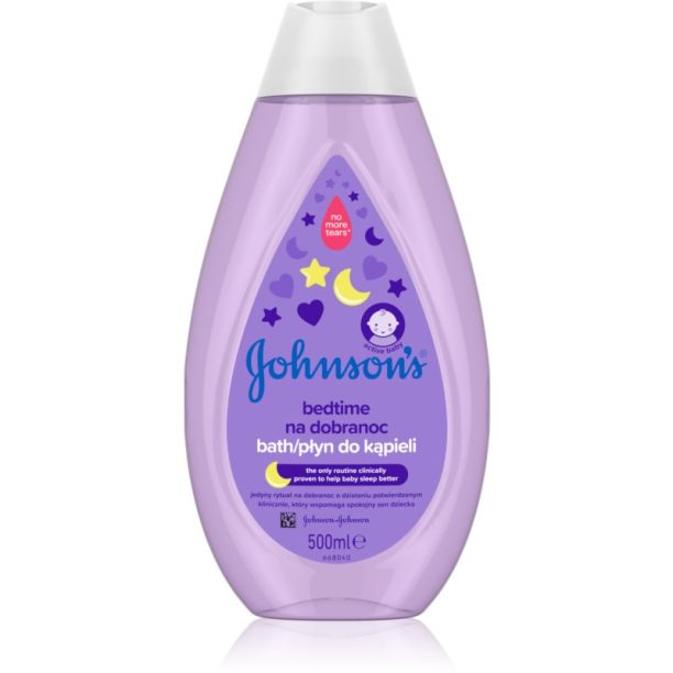 Johnson's® Bedtime успокояшаща баня за деца от раждането им 500 мл.