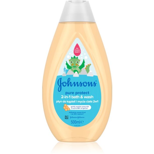 Johnson's® Wash and Bath Гел за душ и вана за деца 2в1 500 мл.