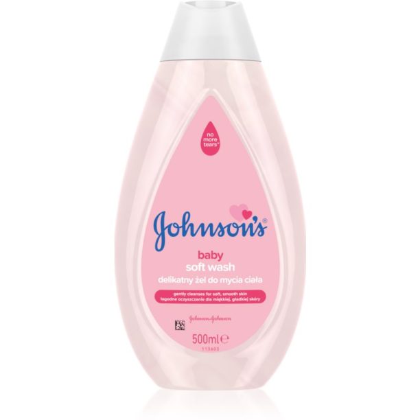 Johnson's® Wash and Bath нежен измиващ гел 500 мл.