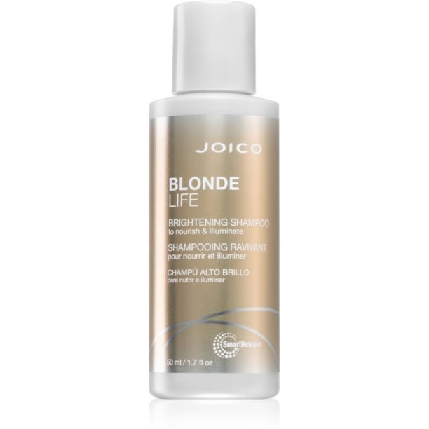 Joico Blonde Life шампоан за блясък с подхранващ ефект 50 мл.