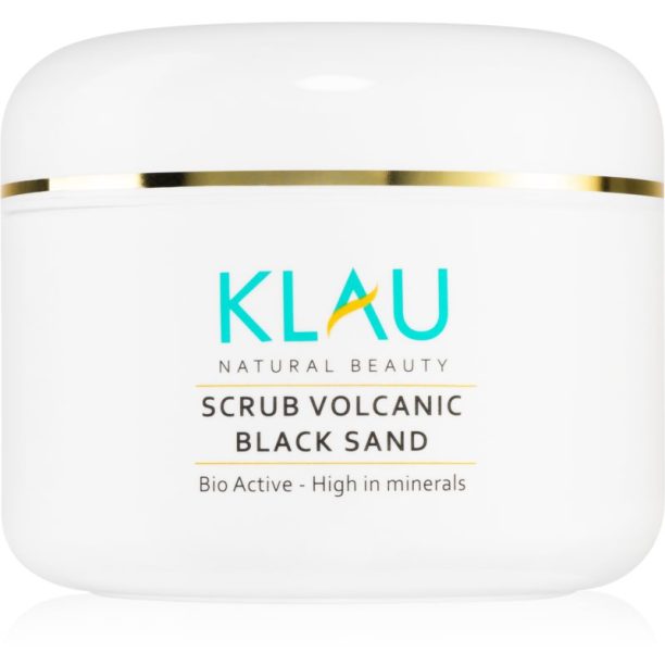 KLAU Volcanic Black Sand минерален пилинг за лице 200 мл.