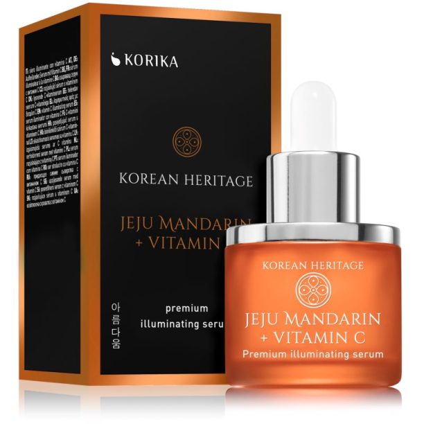 KORIKA Korean Heritage Jeju Mandarin + Vitamin C Premium Illuminating Serum серум за лице (озаряващ) с витамин С 30 мл. на ниска цена