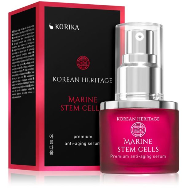 KORIKA Korean Heritage Marine Stem Cells Premium Anti-aging Serum анти-ейдж серум за лице със стволови клетки Anti-Ageing Face Serum 30 мл. на ниска цена