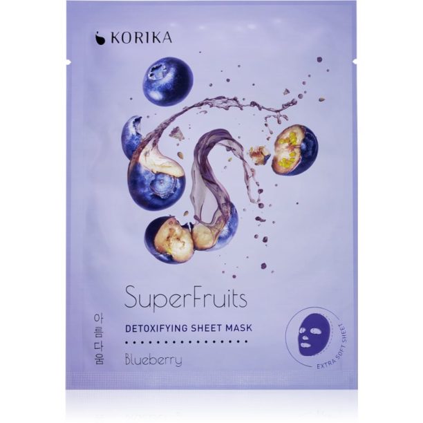 KORIKA SuperFruits Everyday Set of 7 Face Sheet Masks комплект маски за лице купи на топ цена