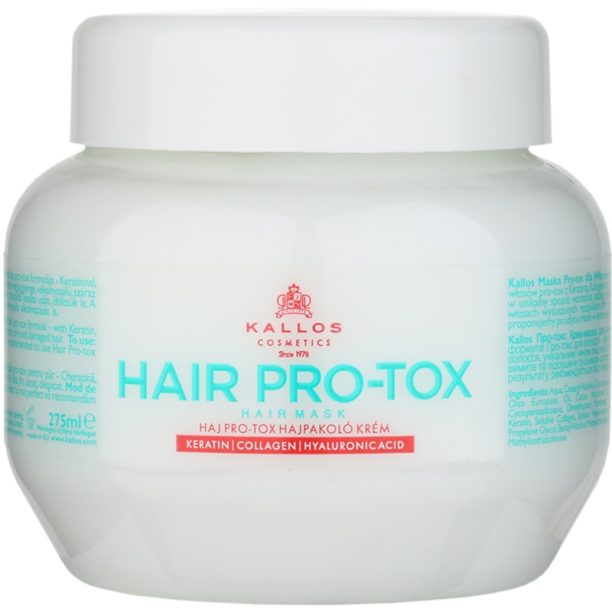 Kallos Hair Pro-Tox маска за слаба и увредена коса с кокосово масло