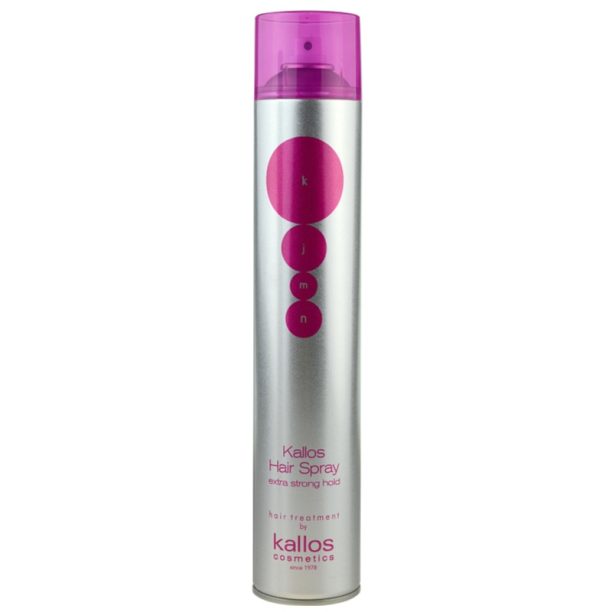 Kallos KJMN Hair Spray лак за коса екстра силна фиксация 750 мл.