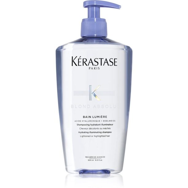 Kérastase Blond Absolu Bain Lumière шампоанена процедура за изрусена коса или коса с кичури 500 мл.