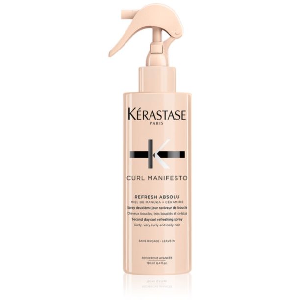 Kérastase Curl Manifesto Refresh Absolu освежаващ спрей за чуплива и къдрава коса 190 мл. на ниска цена