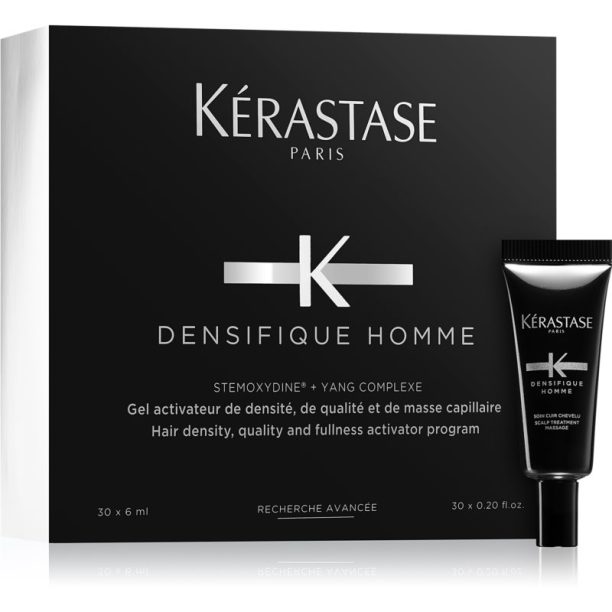 Kérastase Densifique Cure Densifique Homme грижа за увеличаване гъстотата на косата за мъже 30x6 мл.