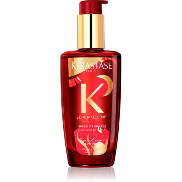 Kérastase Elixir Ultime L'huile Originale Édition Rouge подхранващо масло за блясък и мекота на косата 100 мл. на ниска цена