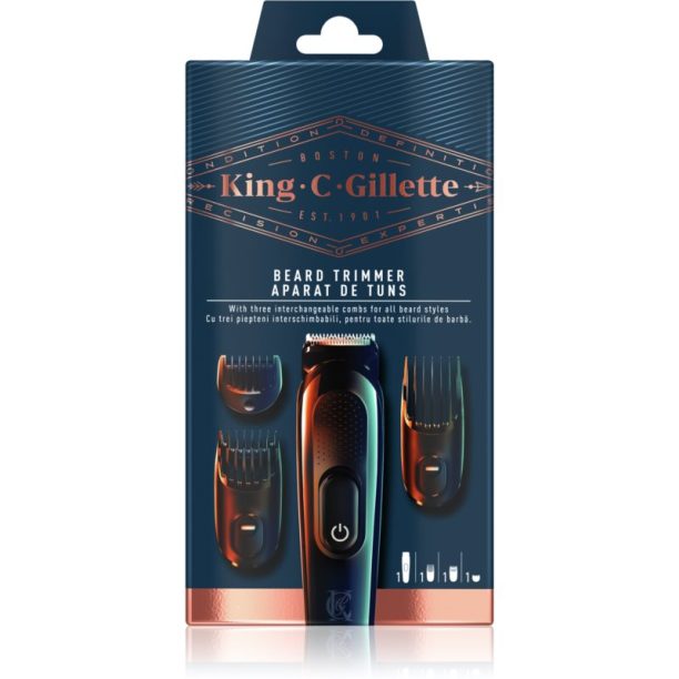 King C. Gillette Beard Trimmer машинка за подстригване на брада 1 бр. на ниска цена