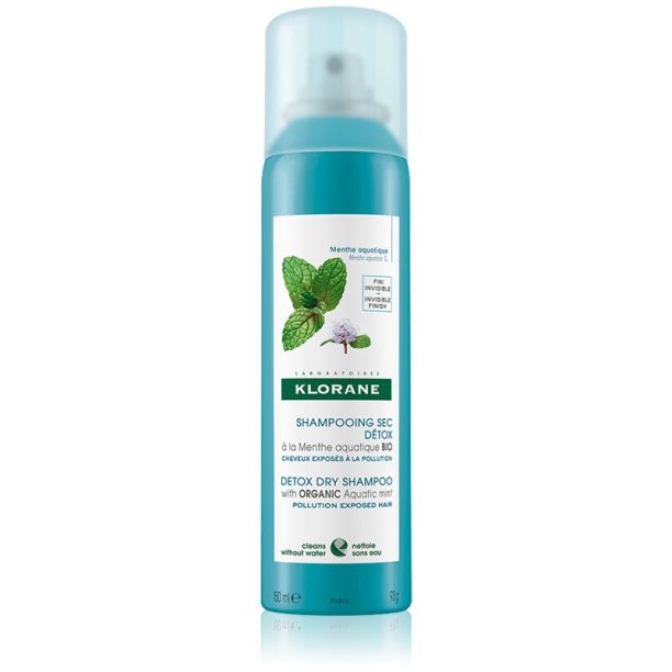 Klorane Organic Mint сух шампоан за коса