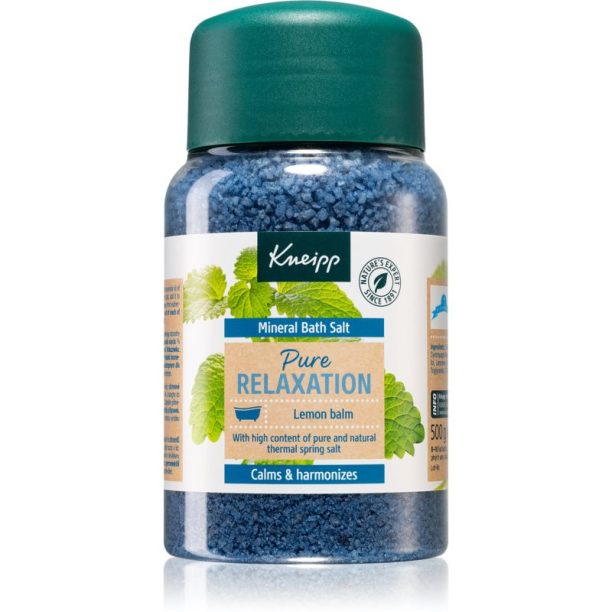 Kneipp Pure Relaxation соли за вана Lemon Balm 500 гр.