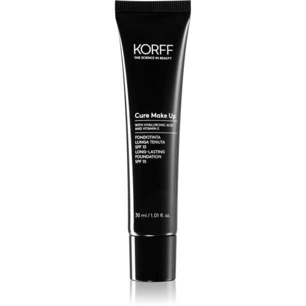 Korff Cure Makeup дълготраен фон дьо тен SPF 15 цвят 01 Creamy 30 мл.