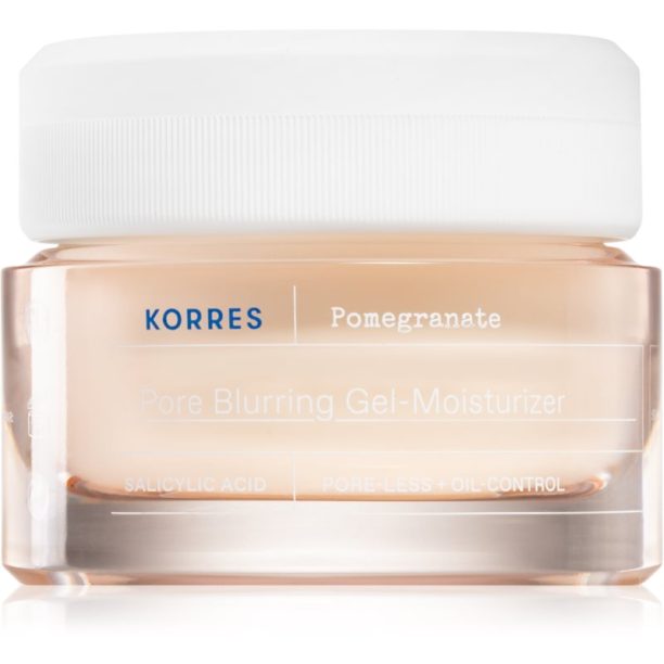 Korres Pomegranate Pore Blurring крем-гел за смесена и мазна кожа 40 мл.