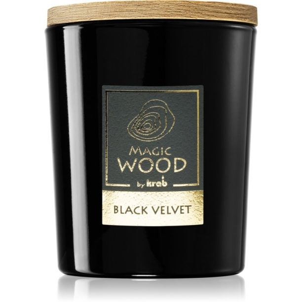 Krab Magic Wood Black Velvet ароматна свещ 300 гр.