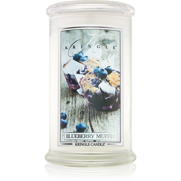 Kringle Candle Blueberry Muffin ароматна свещ 624 гр.