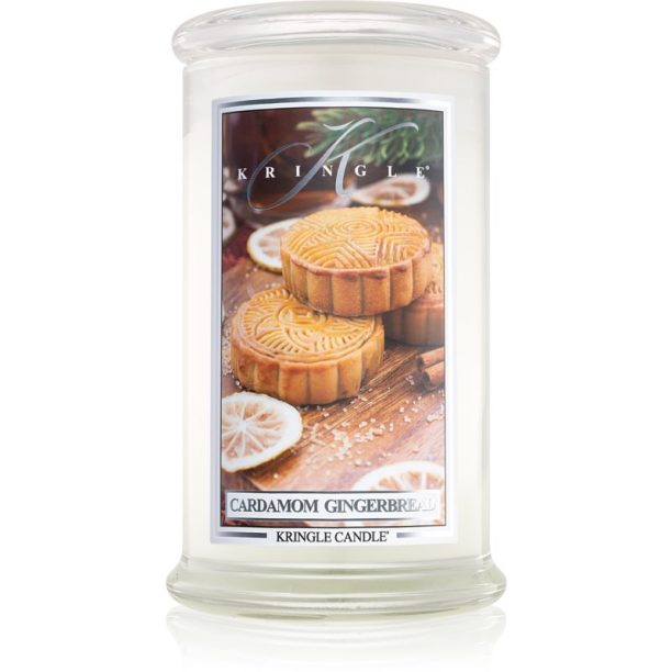 Kringle Candle Cardamom & Gingerbread ароматна свещ 624 гр.