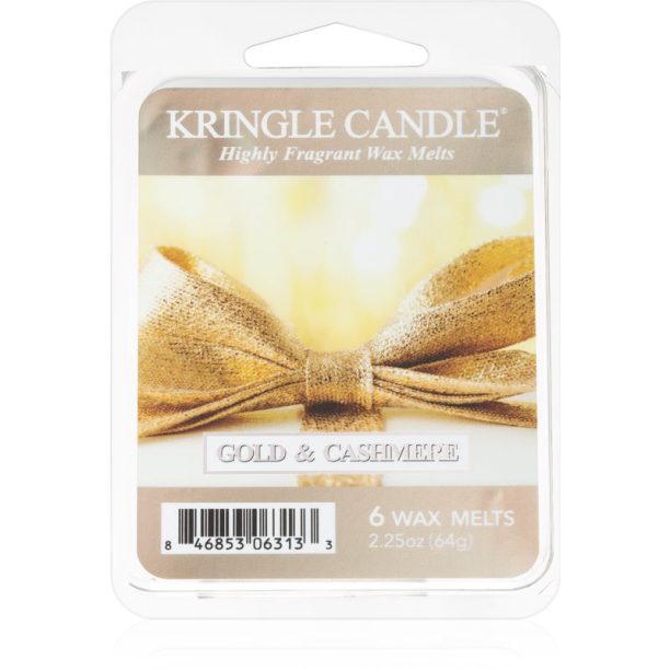 Kringle Candle Gold & Cashmere восък за арома-лампа 64 гр.