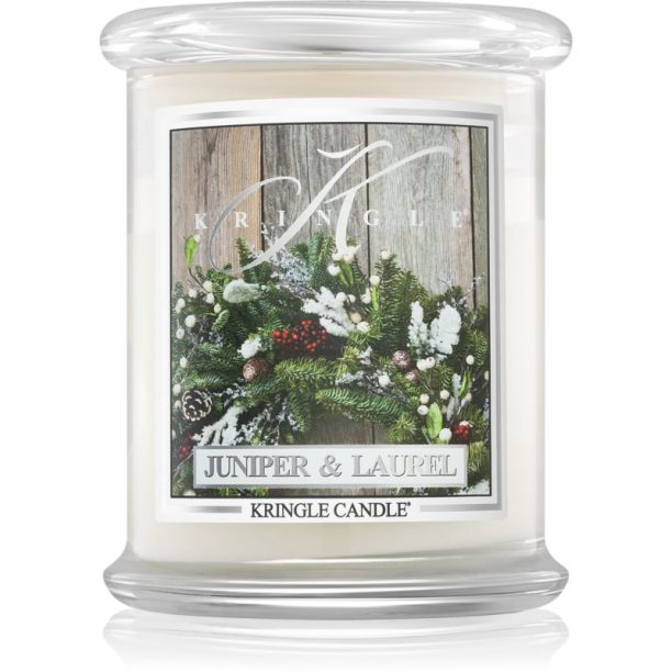 Kringle Candle Juniper & Laurel ароматна свещ 411 гр.