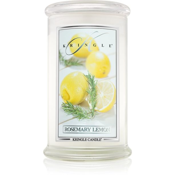 Kringle Candle Rosemary Lemon ароматна свещ 624 гр.