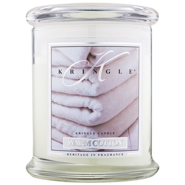 Kringle Candle Warm Cotton ароматна свещ 411 гр.