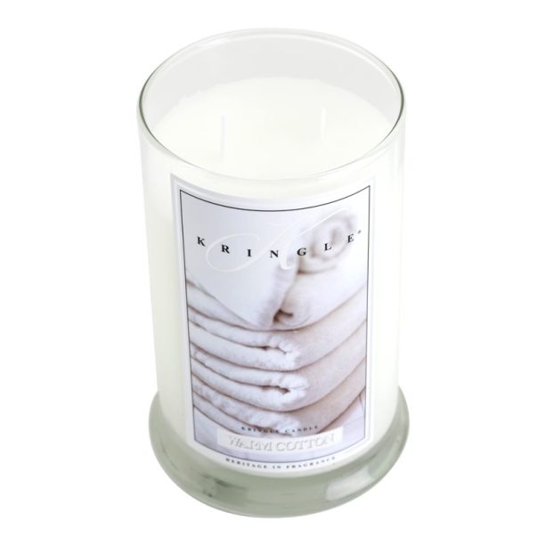 Kringle Candle Warm Cotton ароматна свещ 624 гр. на ниска цена