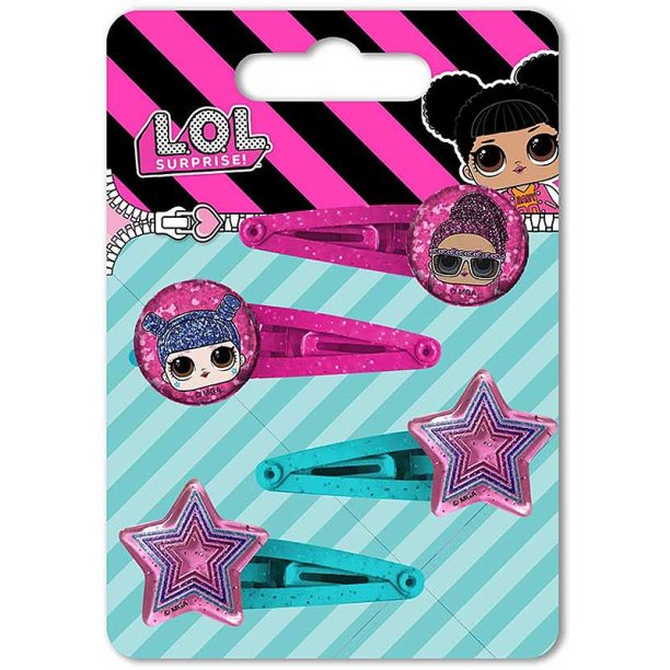 L.O.L. Surprise Hair clip Set фиби за коса за деца 4 бр.