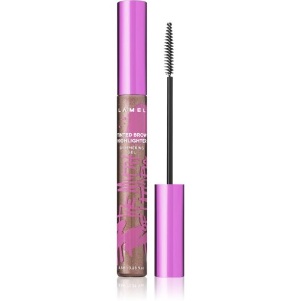 LAMEL The Myth of Utopia Tinted Brow Highlighter гел за вежди с блясък цвят 402 8