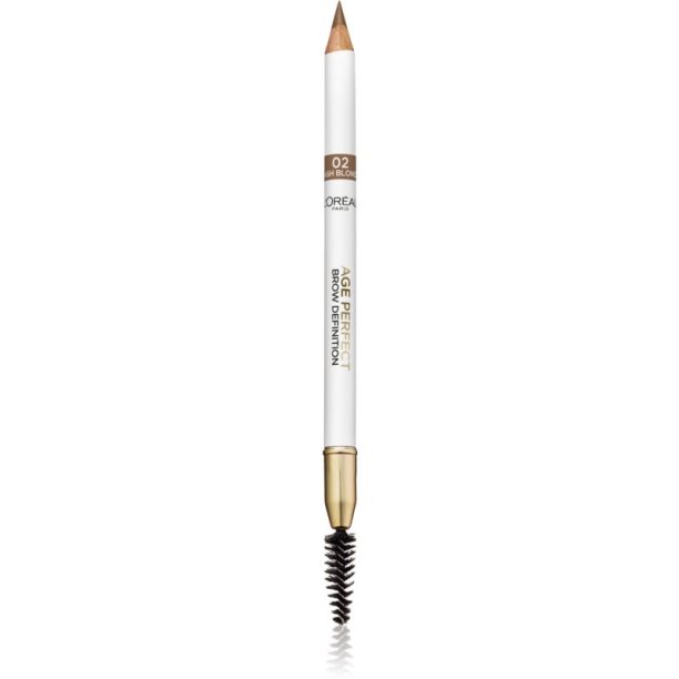 L’Oréal Paris Age Perfect Brow Definition молив за вежди цвят 02 Ash Blond 1 гр.