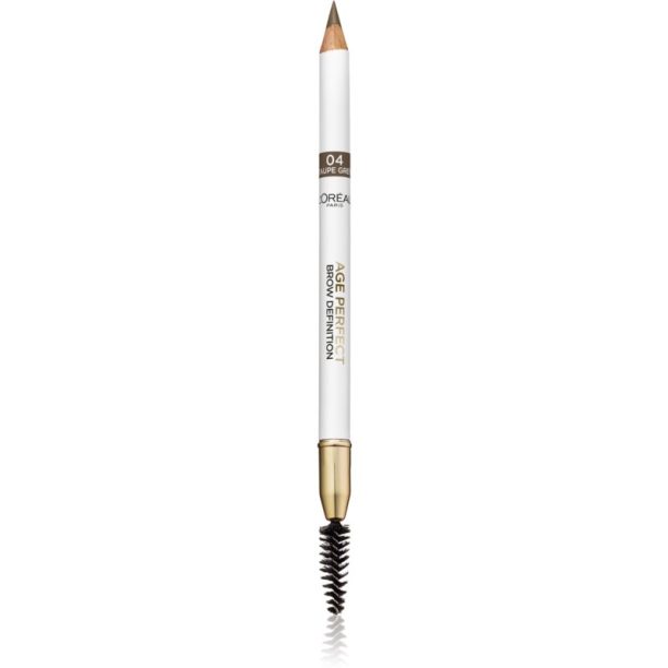 L’Oréal Paris Age Perfect Brow Definition молив за вежди цвят 04 Taupe Grey 1 гр.