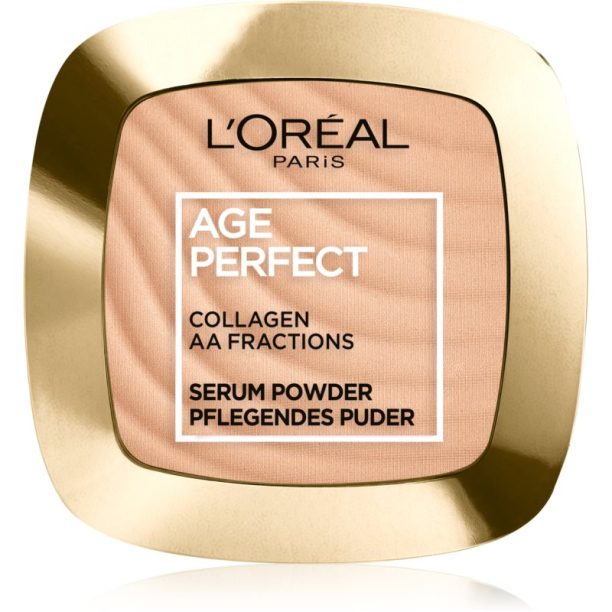 L’Oréal Paris Age Perfect фиксираща пудра с хидратиращ ефект цвят 02 Light To Medium 9 гр. на ниска цена