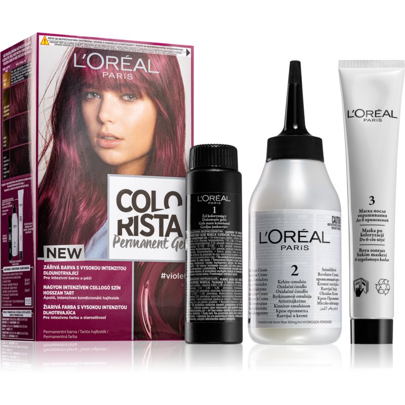 L’Oréal Paris Colorista Permanent Gel перманентната боя за коса цвят Violet