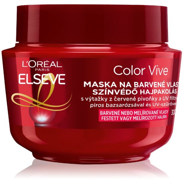 Elseve Color-Vive L’Oréal Paris Elseve Color-Vive маска  за боядисана коса 300 мл.