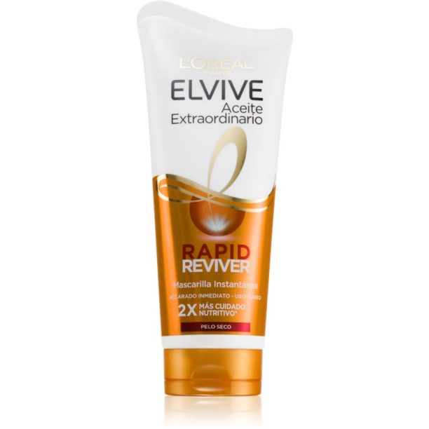 L’Oréal Paris Elvive Rapid Reviver регенерираща маска за суха коса 180 мл.